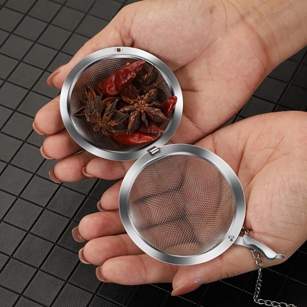 1 pachet Minge de ceai din oțel inoxidabil 304 premium - perfectă pentru prepararea unui ceai delicios acasă
