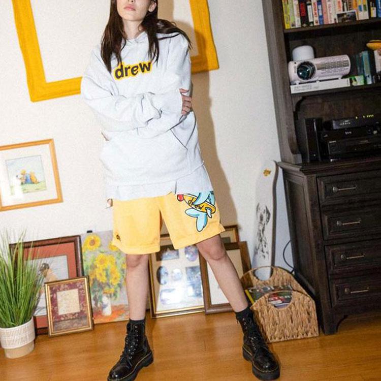 Drew House Letter Logo Series Sweatshirt Unisex Light Blue DR-SS21-138