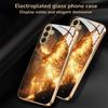 Atmosfera Fashion Semplicità Vetro Galvanizzato di Alta Gamma Custodia per Telefono per Samsung Galaxy S26 S25 S24 S23 S22 S21 FE,Ultra,Plus