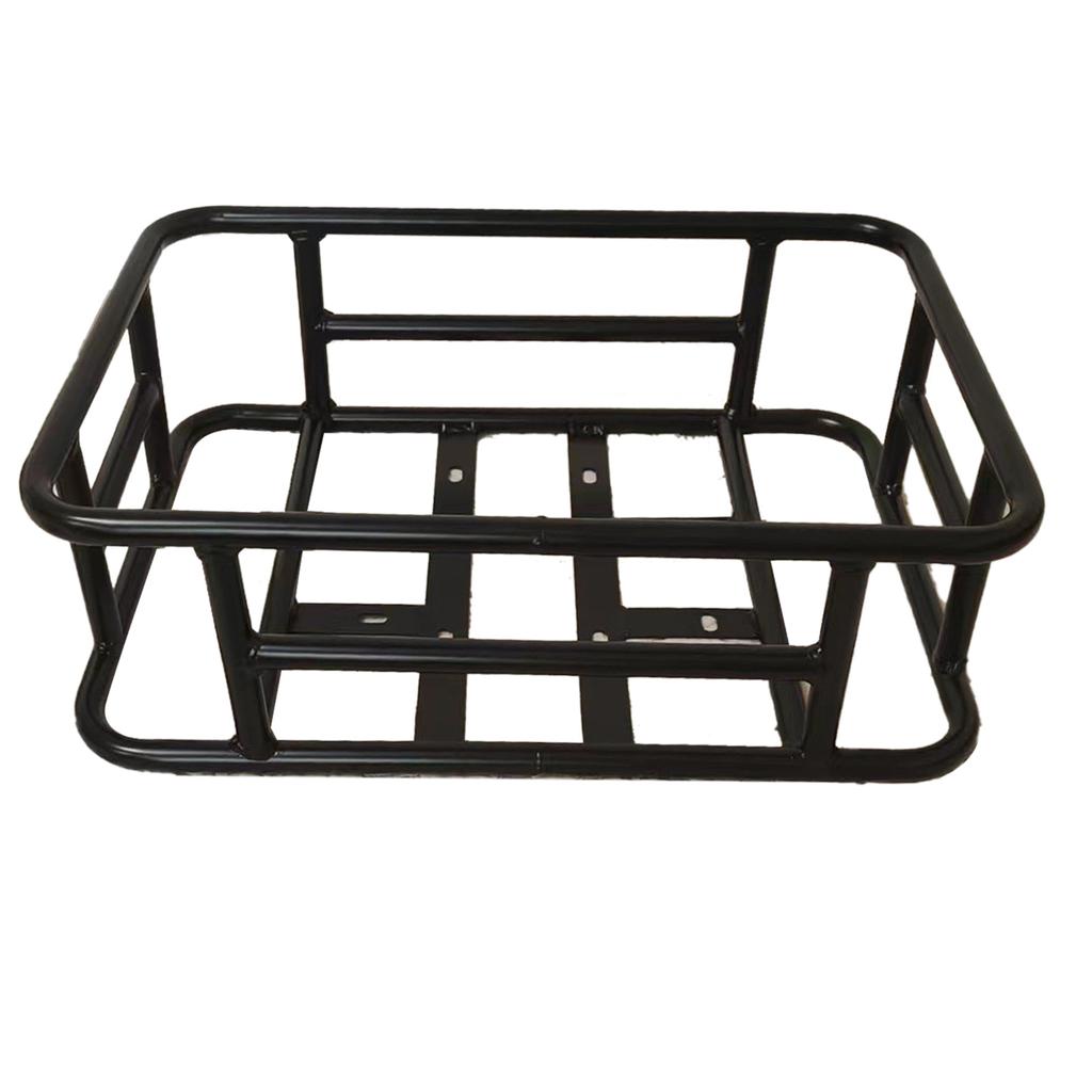 Sykkelkurv bak, strykejern med stor kapasitet, rustsikker, solid sykkelkorg for elsykkel.