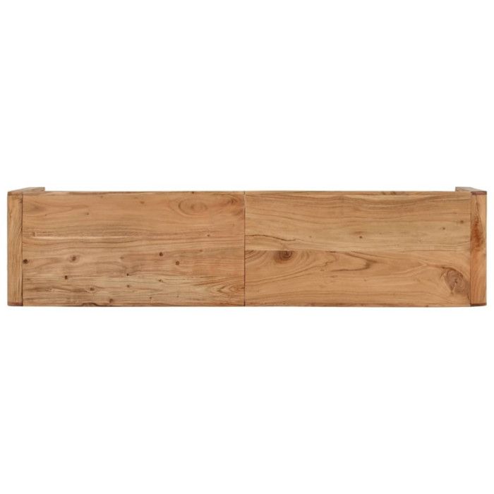 Banc - VIDAXL - 160x38x45 cm - Bois d'acacia massif - Intérieur - Style rustique