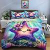 New Stars Bedding Set Single Twin Full Queen King Size Bed Set Adult Kid Bedroom Duvet Cover Sets 3D Print Anime Bed Sheet Set