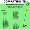 Replacement Blade - Phonillico® - RAC155 RAC157 RAC158 - 50 Pieces - Ryobi Compatible - 6.7 Cm
