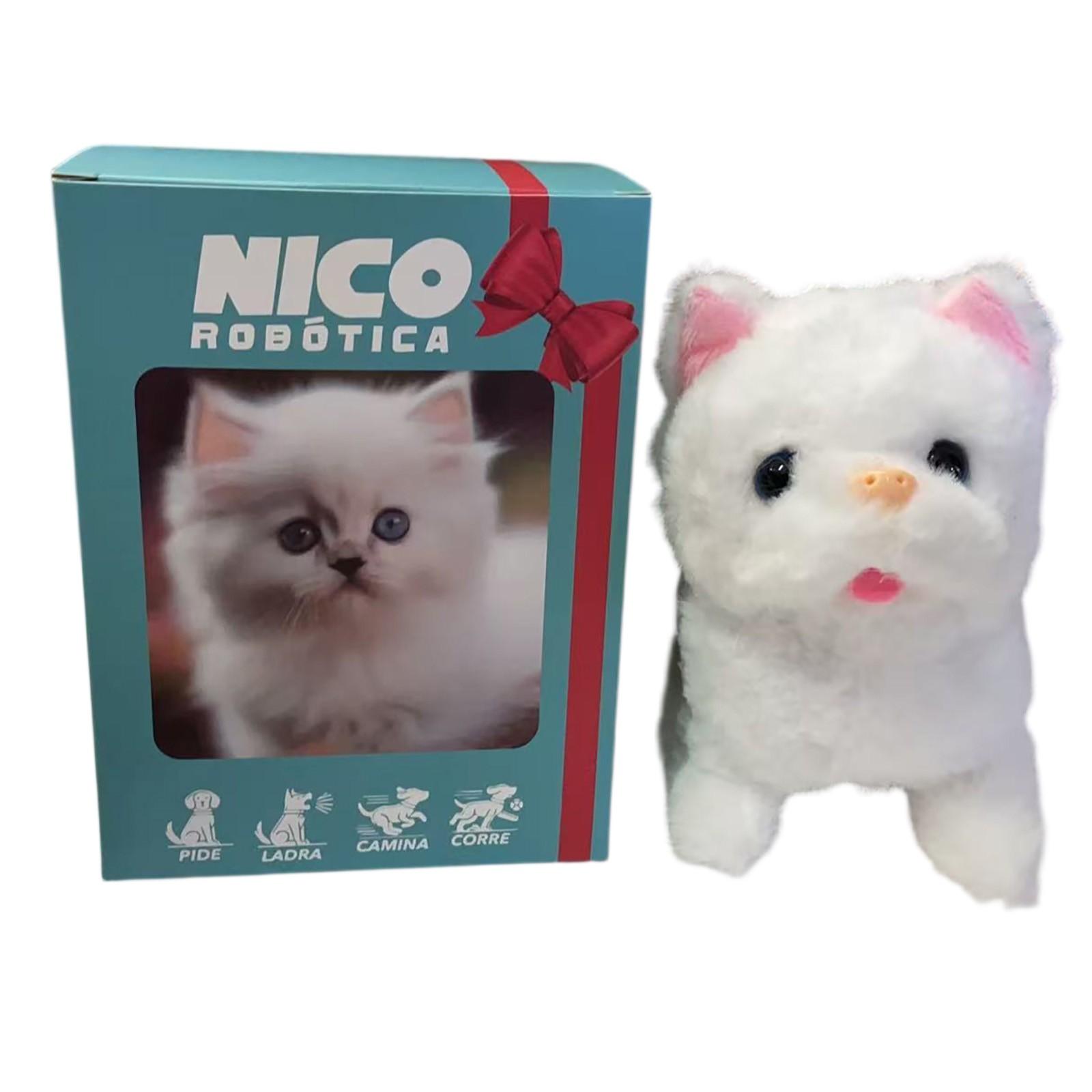 

Милая плюшевая кукла-робот-кошка, подходящая в качестве подарка для детей One Size