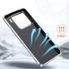 Glass Lens Invisible Bracket Case For OPPO Find X9 Pro Four Corners Anti-drop Plain Leather Phone Cover Bumper For Find X9Pro