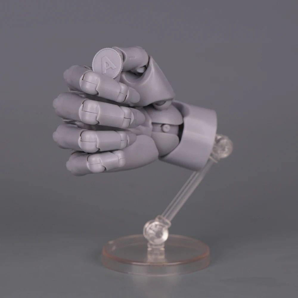 Biomimetic Hand Joint Movable Model Plastic Anime Hand Model  For Displaying