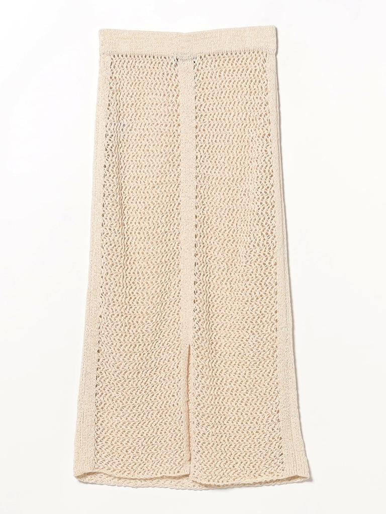 BEAMS LIFE STORE by BEAMS LOGAN Knitting Mills Knit Skirt, Women's, Brown, One Size