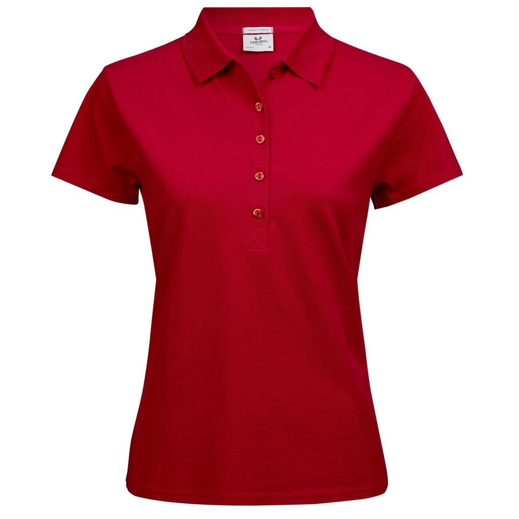 Tee Jays Womens/Ladies Luxury Stretch Short Sleeve Polo Shirt