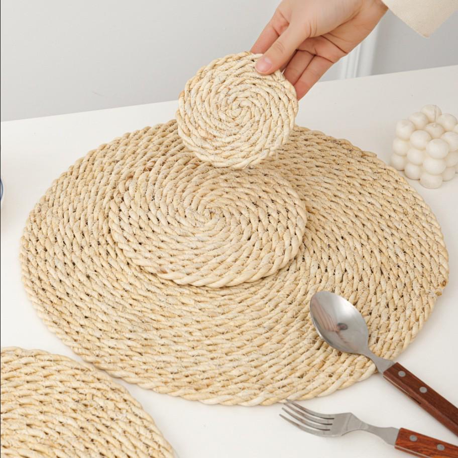 Tassel-Style Non-Slip Insulated Placemat for Bowls & Pots