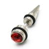 Unisex 316L Titanium Steel Diamond-Studded Piercing Earrings