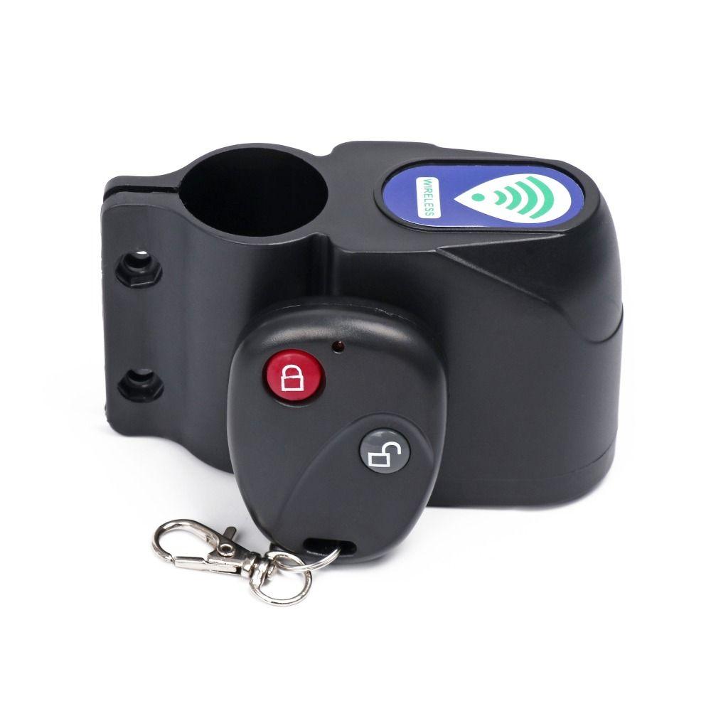 Sensor Remote Control Security Alerter Bike Vibration Alarm Cycling Accessories Bicycle Alarm Lock