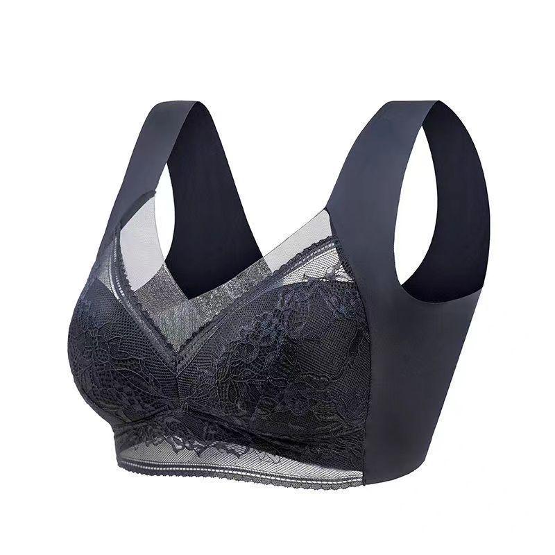Elegantly Designed Push-up Bra for Small Busts with a Chic Back, Minimizing Effect for Larger Busts, Strapless, and Seamless Fixed Cups.