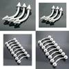 10/20pcs Surgical Steel Eyebrow Ring 3mm Ball Cone 6/8/10/12/14mm Curved Barbell Bar Ear Body Piercing
