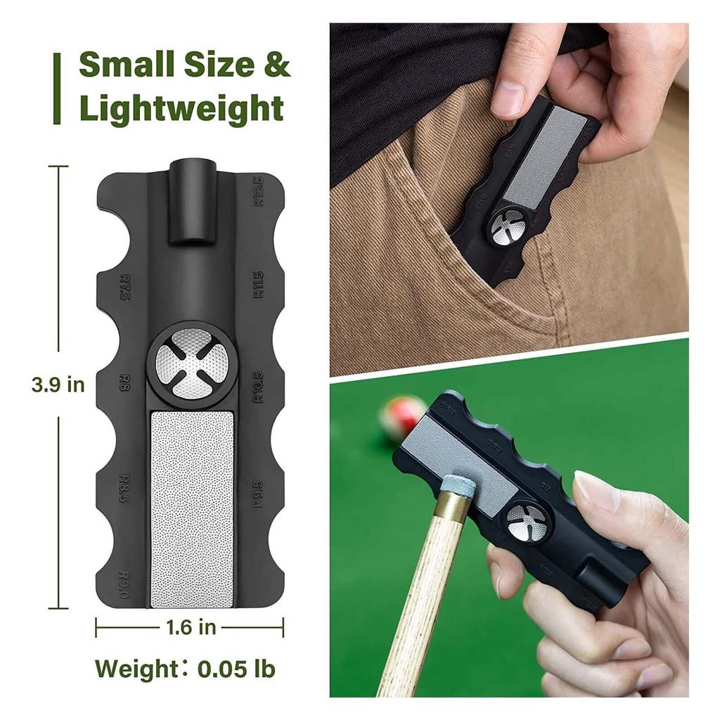 5-w-1 Kształtówka do końcówek kijów bilardowych Narzędzie naprawcze Materiał żywiczny