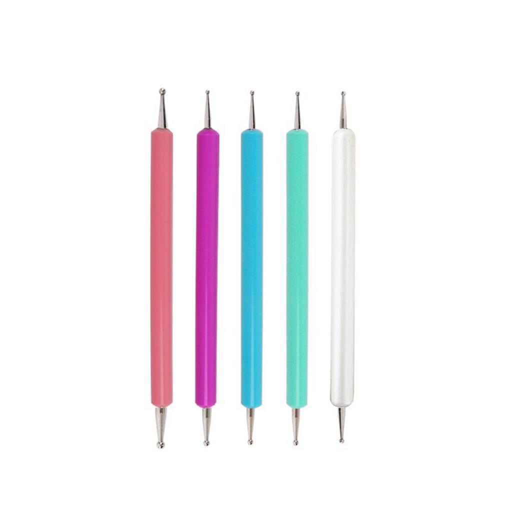 5pcs Double Ended Dotting Tools Set Pattern Tracing Ball Stylus Pen for Mandala Rock Painting