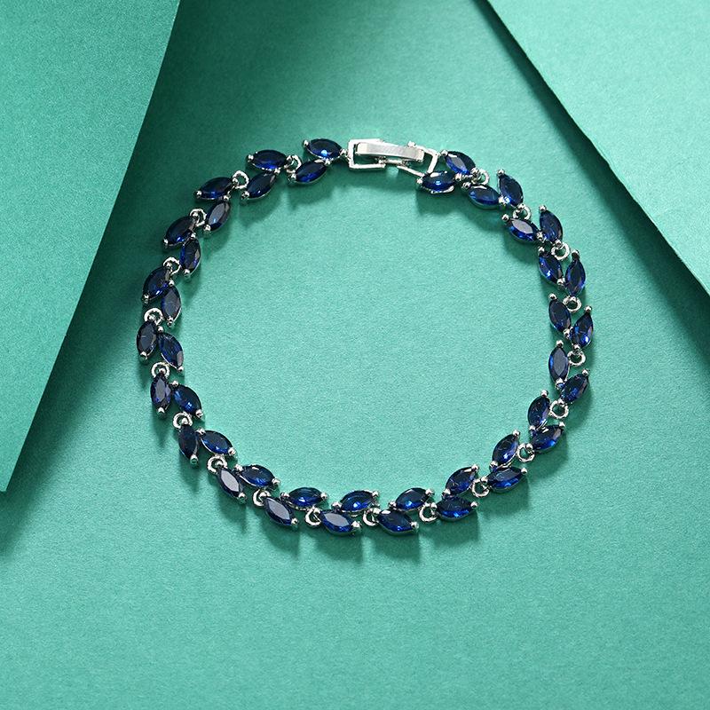 

Трендовый высококлассный браслет с кристаллами циркона в виде колоса пшеницы, нишевый дизайн, высококлассный темперамент, цветной браслет в стиле Мори для женщин, аксессуары