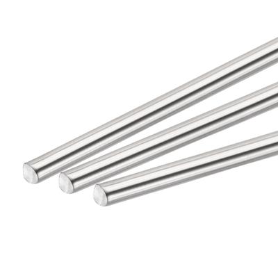 Uxcell 5-Piece Round Rod Bar, 304 Stainless Steel, 3.5mm Diameter, 300mm Length, for Various Shafts, DIY Crafts, Model Cars, Airplanes, and Ships