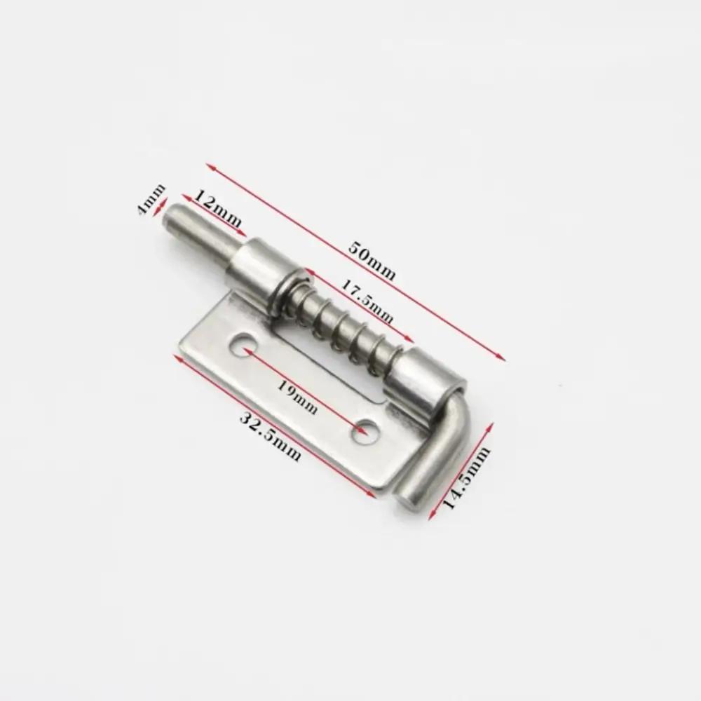 Stainless Steel Spring Loaded Door Lock Bolts Anti-theft Catch Lock Sliding Bolts Lock Padlock Clasp Door Latch Home Hardware