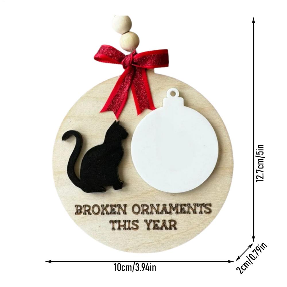 

Christmas Hanging Ornament Wooden Pendant With Bow Tree Pendants For Crafts Party Supplies Holiday Home Outdoor Garden Patio