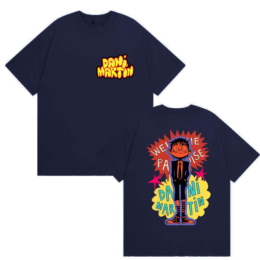 Rapper Dani Martin Album 2026 Print T Shirt Unisex Vintage High Quality Fashion Tshirts Unisex Casual Cotton Short Sleeve Tshirt