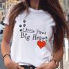 Cute Cat Animal Print T-shirt Round Neck Women's Blouse Fashion Women's Graphic Harajuku Aesthetics