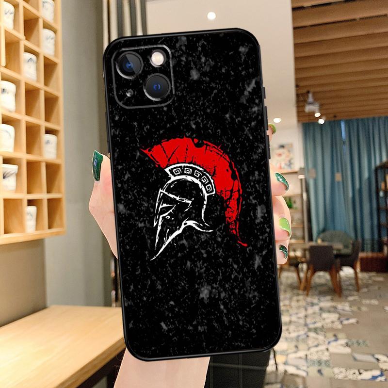 Spartan Phone Case For iPhone 16 17 Pro Max 15 14 13 11 12 Pro Max Mini 15 16 Plus 16e 17 Air Cover