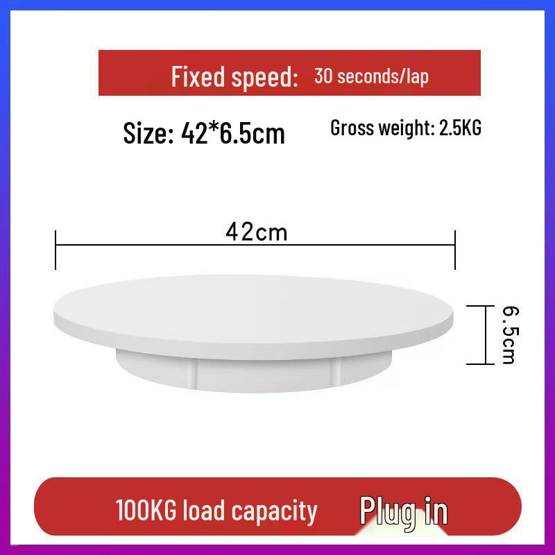 High-Capacity Electric Rotating Display Stand for Photography and Video