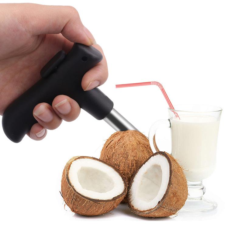 Kit Profesional de Instrumente pentru Deschis Nucă de Cocos, Crăpător Greu, Cuțit, Îndepărtător de Coajă pentru Nuci de Cocos Tinere