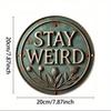 Retro Round Metal Wall Art Sign, 7.87 Inch Iron Plaque for Home Bar Cafe Garden Wedding Holiday Decor