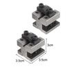 Clamp V-shaped Block Measure Pairs 35x35x30mm Grounding Hardened Steel Matching Milling Machine Set With Clamp