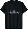 Heartbeat Computer Computer Scientist Heartbeat Pulse Ekg T-Shirt
