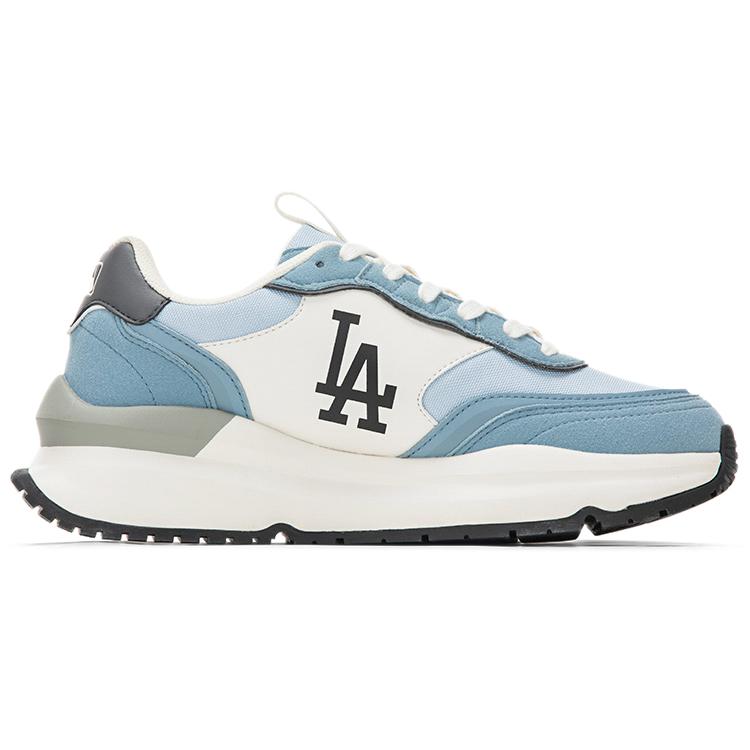 New MLB Chunky Runner Chunky Sneakers Unisex Low Top Sky Blue 3ASHCRS3N-07SBS