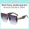 Modern Retro Unisex Square Sunglasses With Uv400 Protection For Outdoor Travel And Fashion