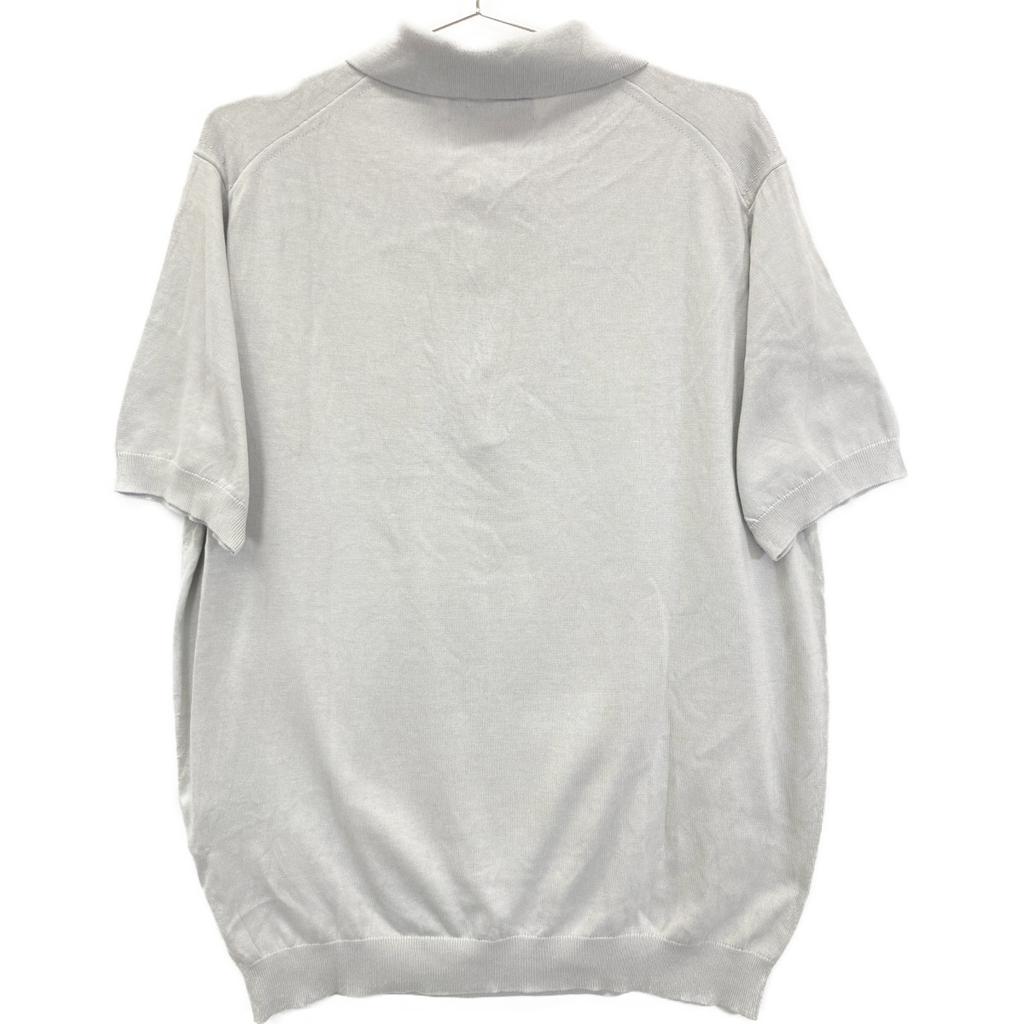 TOMORROWLAND [Excellent Condition] 61-02-22-02011 Silk Cotton Knit Polo Shirt/ tops M Light grayUsed