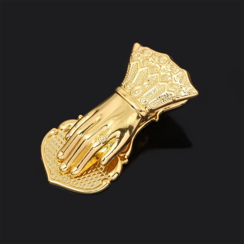 Vintage Bookmarks Hand Shape Metal Bookmarks Page Holder Clip Decorative Paper Clip for Reading Scrapbooking Journaling