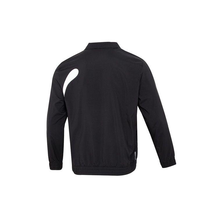 Puma Train Big Cat Lined Woven Fz Jacket With Stand-Up Collar and Sport Logo Men Outerwear Black 522997-01