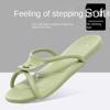 Summer Slippers for Business Trip Men and Women Travel Portable Folding Sandals Antiskid Soft Bottom Lovers Beach Flip-Flops