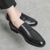 Fashion Fashion Men Loafers Slip On Classic British Style Casual Dress Shoes Classic Social Leather Shoes Elegant Original Boat Shoes