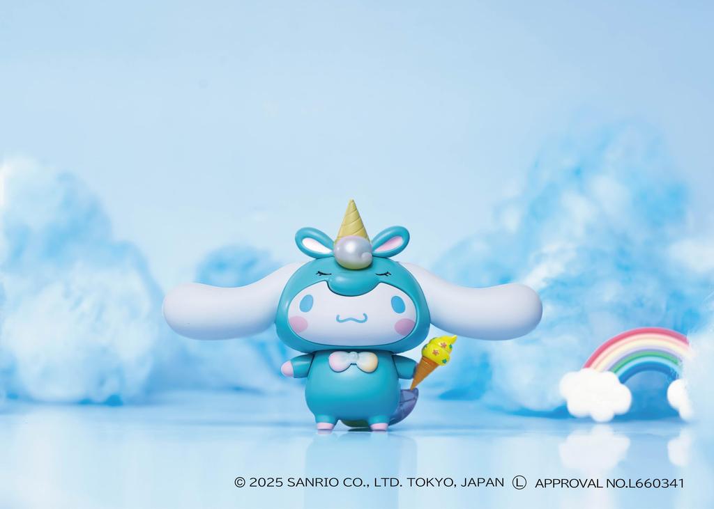 Agatsuma Assembled Plastic Doll Unicorn Party Cinnamoroll 15 and Sanrio (AGATSUMA) (Ages Up)