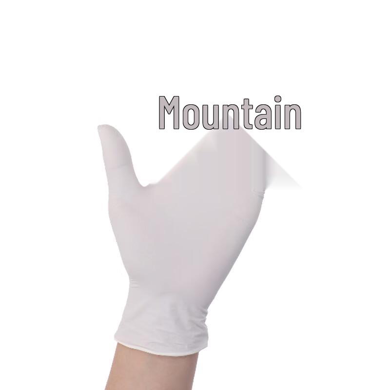 COFLYEE Disposable Nitrile PVC Blend Protective Gloves