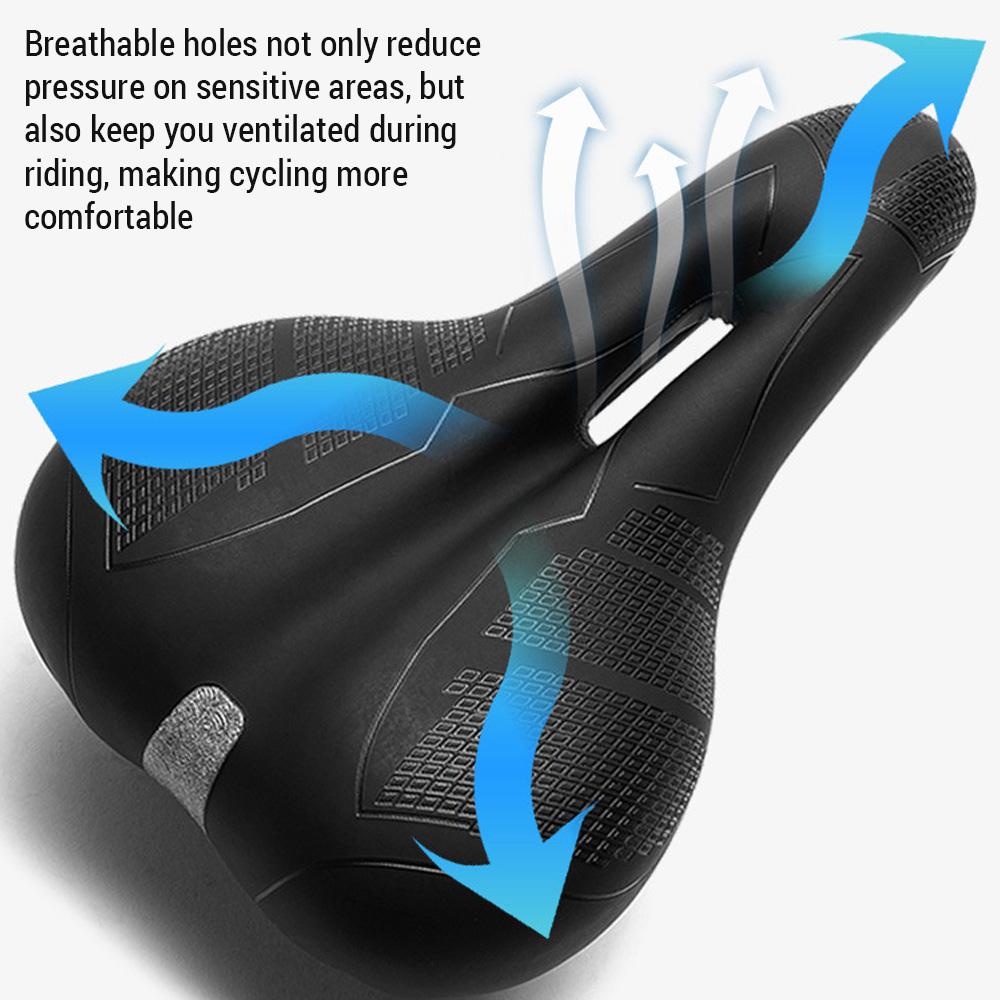 Dual Shock Absorbing Ball Bike Saddle Memory Foam Bicycle Saddle Bike Seat Cushion