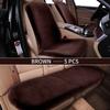 Fuzzy Car Seat Covers Set Fur Front Rear Car Seat Cushion Faux Fur Universal Wool Car Seat Cover Winter Warm Plush Soft Sheepski