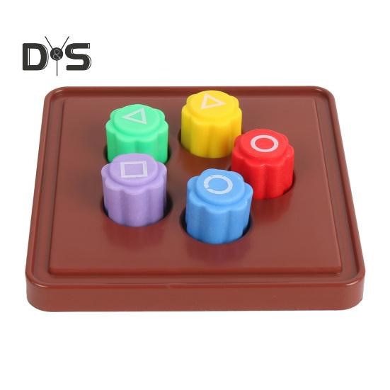 Koreanisches Gonggi-Spielset, Jebi Kicks, Biseokchigi-Requisiten, Gyro-Spielzeug, Kachel-Flip-Spiel, Hand-Augen-Koordinationstrainingsspielzeug für Kinder und Erwachsene