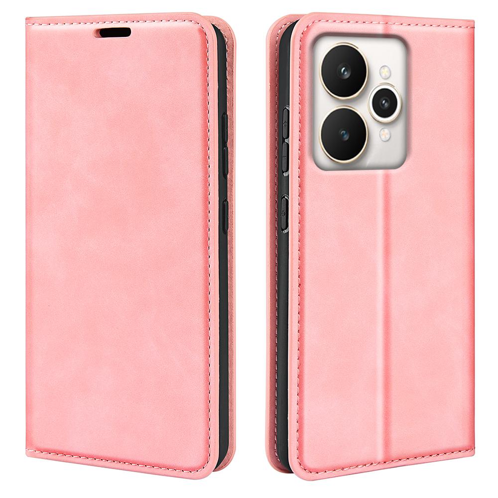 For Realme 15 5G Case Skin Touch Leather Wallet Phone Cover