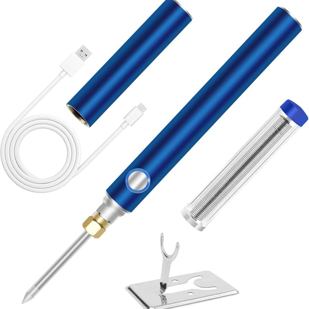 Portable Wireless Soldering Iron Kit with 1100mAh Battery for Home Repairs
