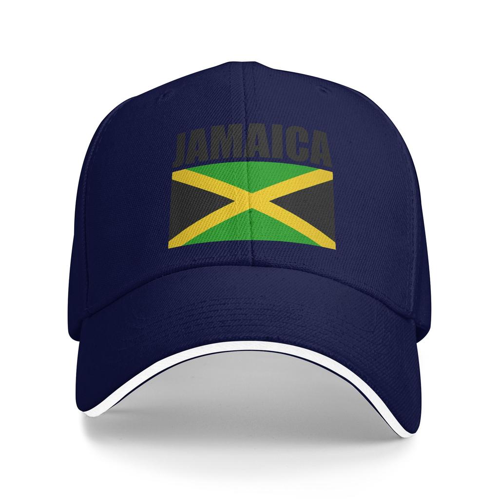 Summer Jamaican Flag Love Jamaica Baseball Cap Outdoor Gym Stylish Print Sun Trucker Hat Unisex Adult SunProof Snapback Cap