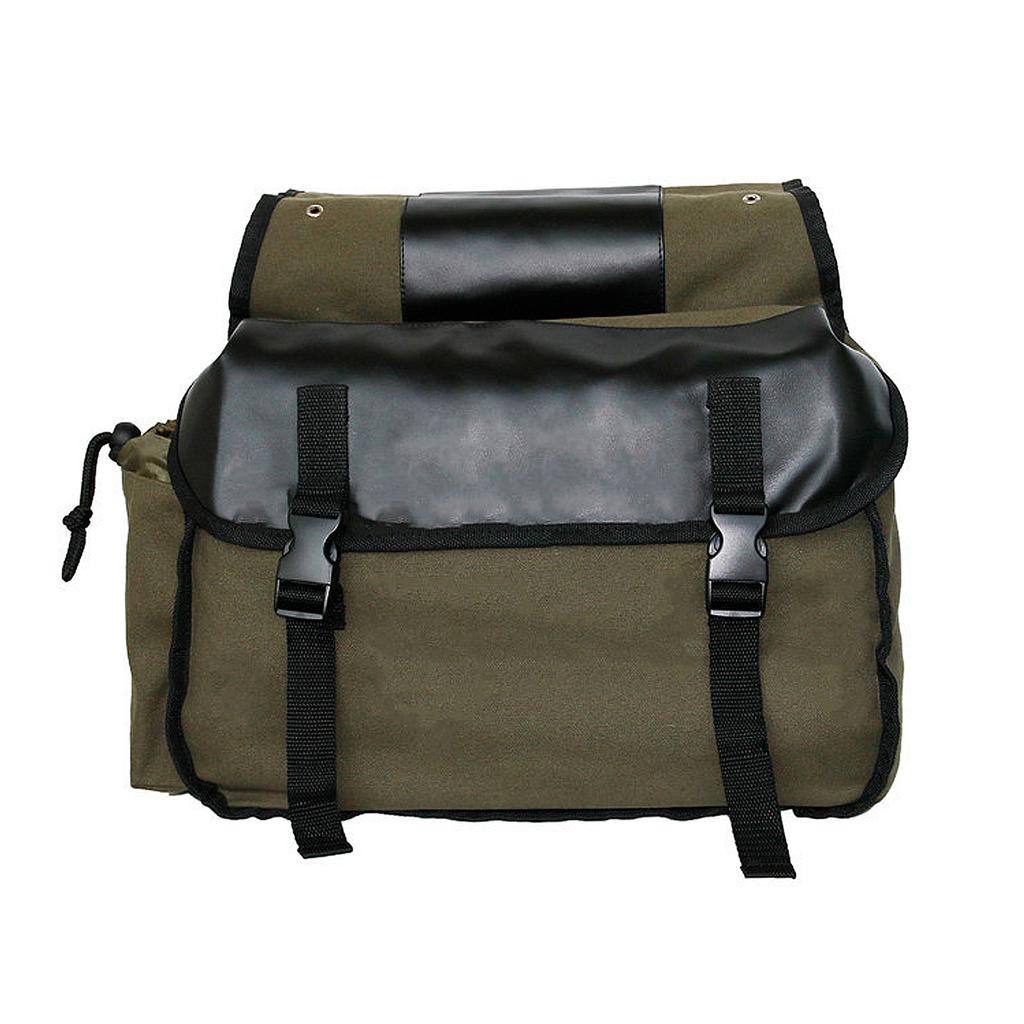 Bicycles Double Panniers Bag Cycling Luggage Storage Bag Canvas Cycling Bag for Cycling and Commuting Needs