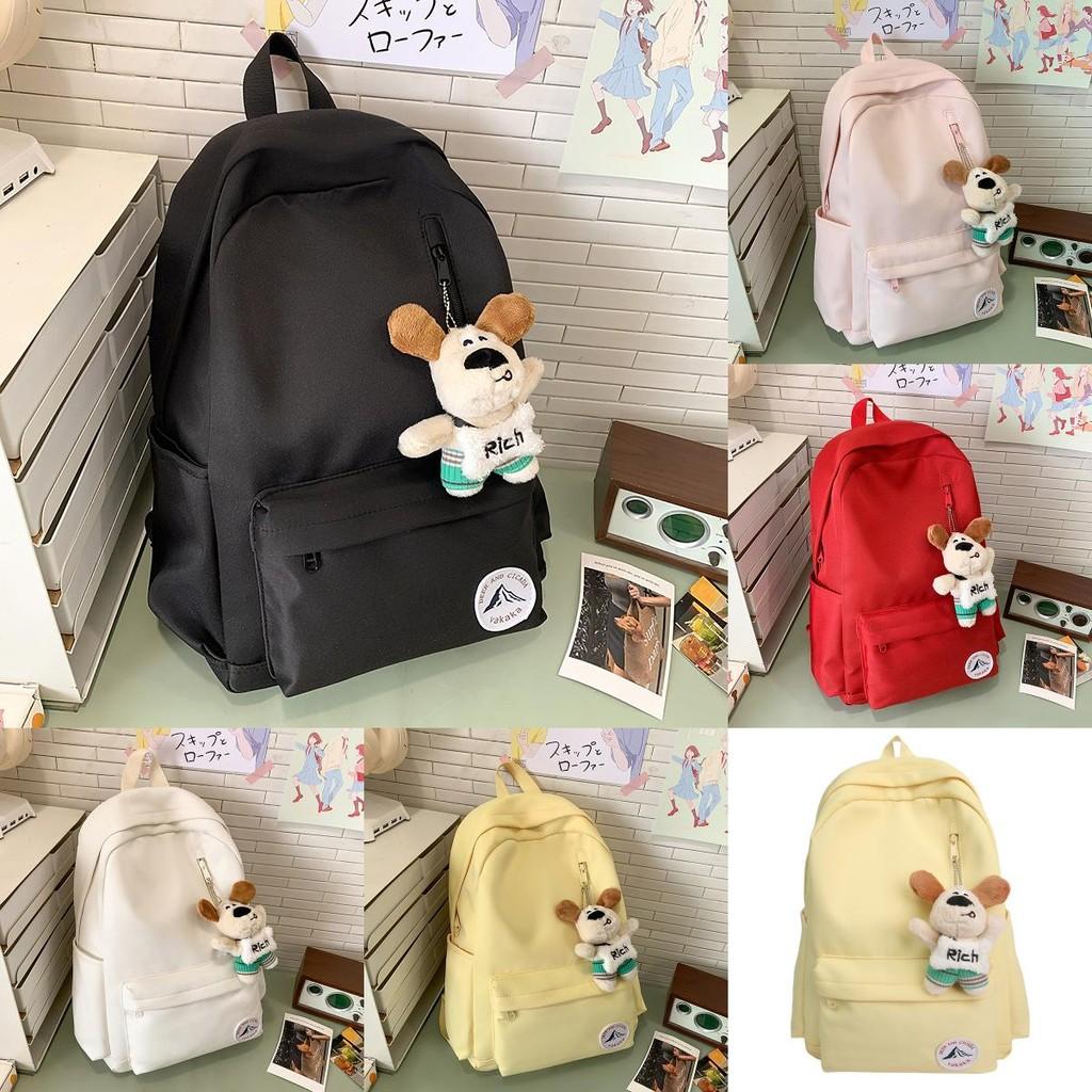 Nylon College Style Backpack For Women And Men With Breathable Air Cushion Straps For Travel And School
