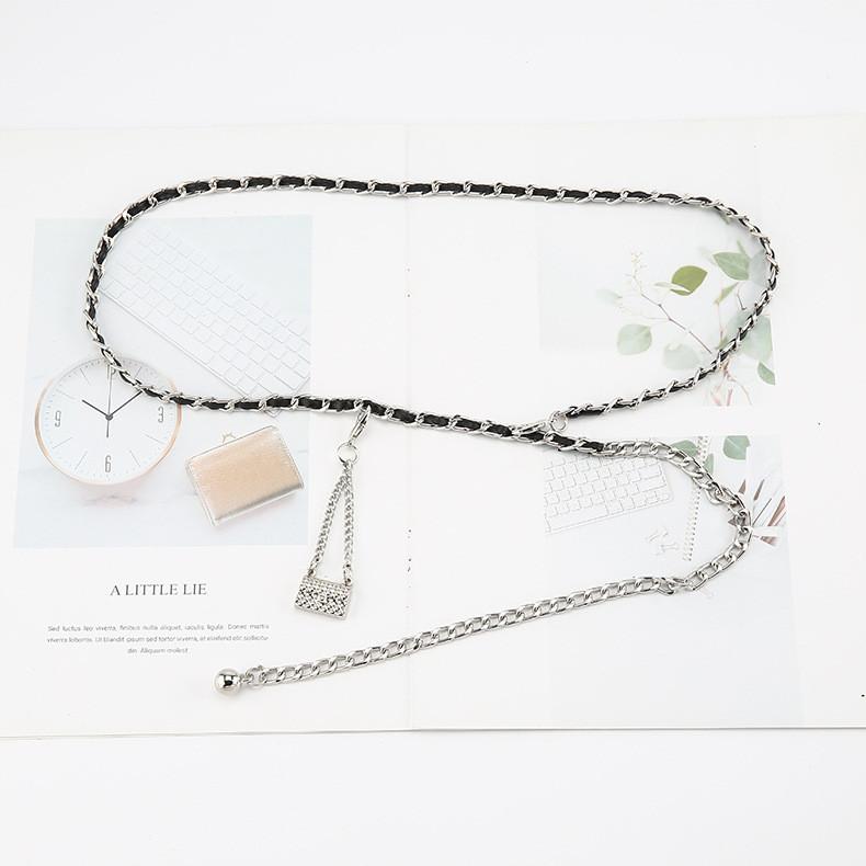 Womens Metal Waist Belt Chain For Dresses Sweaters Suit Body Accessory Summer Winter