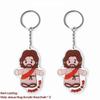 Cartoon Jesus Umarmung Plüschtier mit Schlüsselanhänger-Dekoration Nachttisch Sofa Kissen Weihnachtsgeschenk Weiche Plüschpuppe für Kind Geschenk